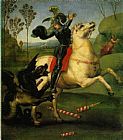 Raphael Saint George and the Dragon painting